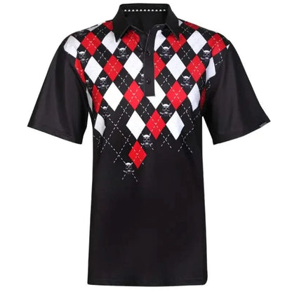 Cool-Stretch Monster Golf Polo Shirt - Black
