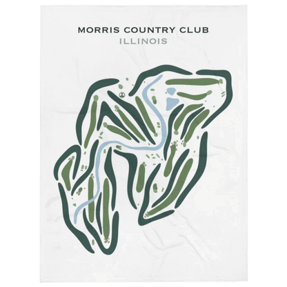 Morris Country Club, Illinois - Printed Golf Courses