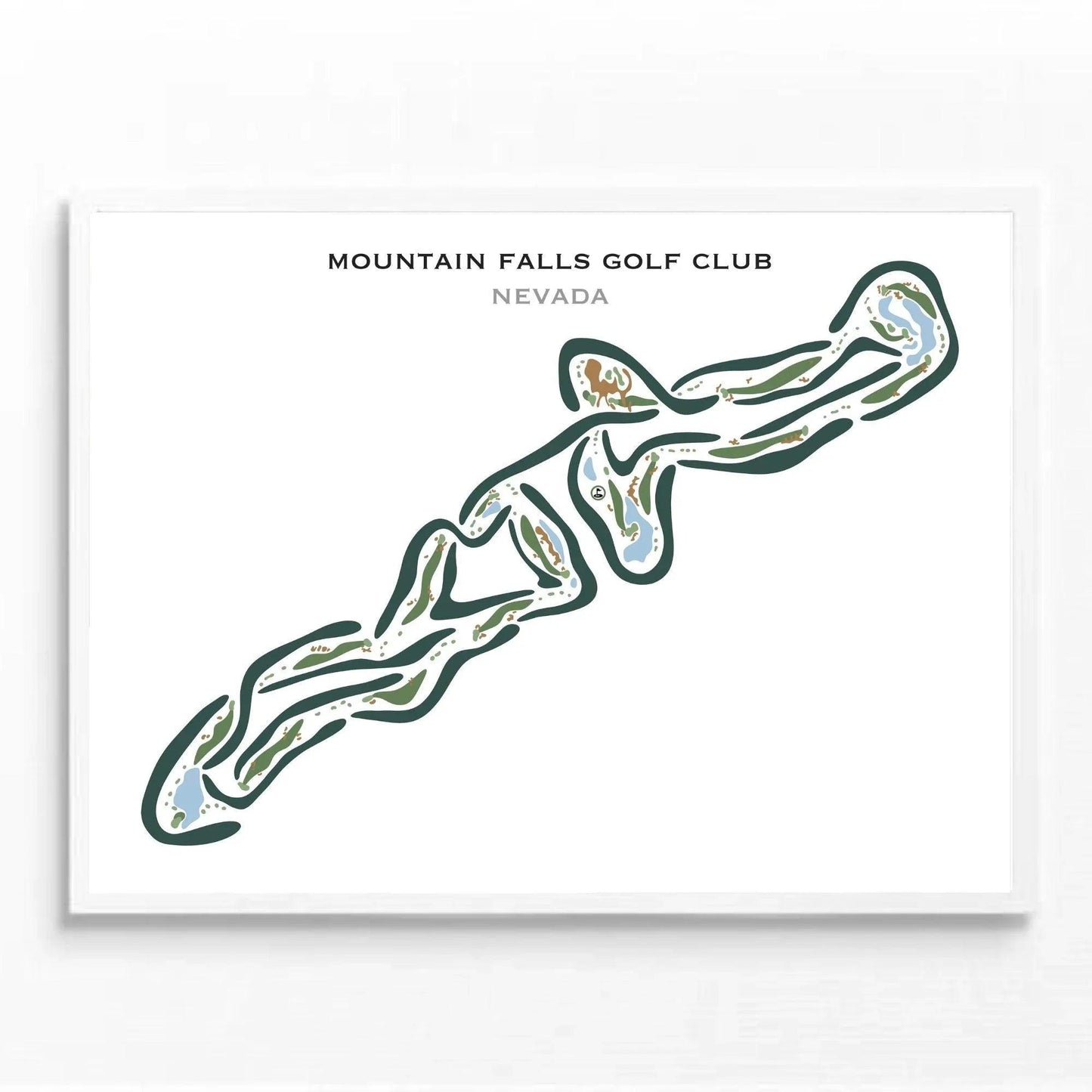 Mountain Falls Golf Club, Nevada - Printed Golf Courses