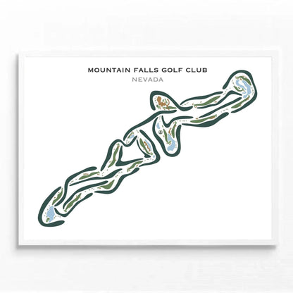 Mountain Falls Golf Club, Nevada - Printed Golf Courses