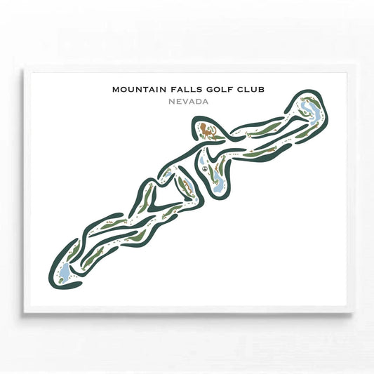 Mountain Falls Golf Club, Nevada - Printed Golf Courses