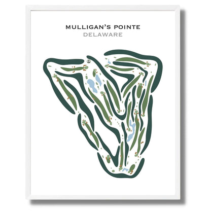 Mulligan's Pointe, Delaware - Printed Golf Courses