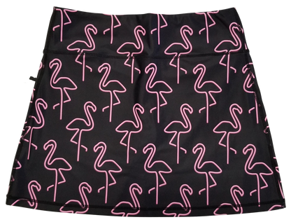 Neon Flamingos Ladies Active SKORT by ReadyGOLF