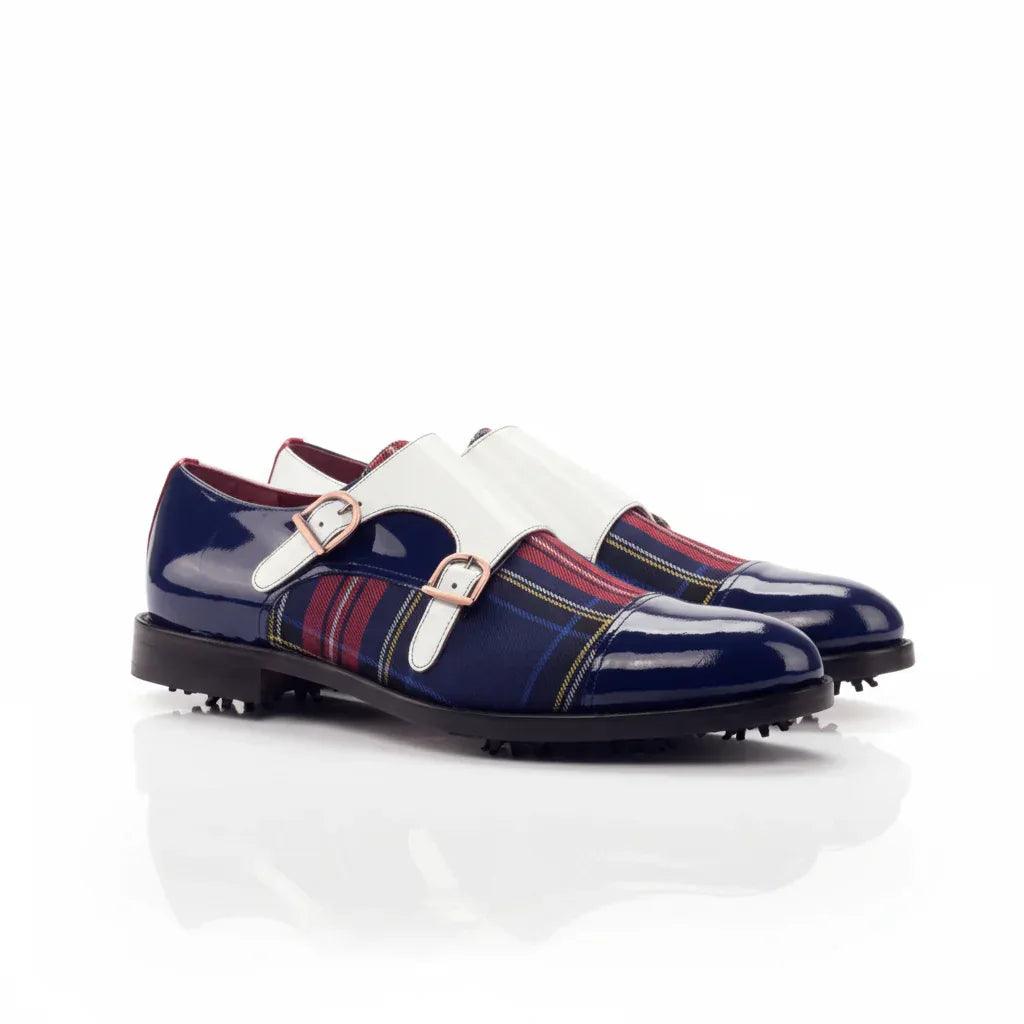 nationals-golf-shoes-men-two-buckle-plaid-766 - GOLF LEAGUE