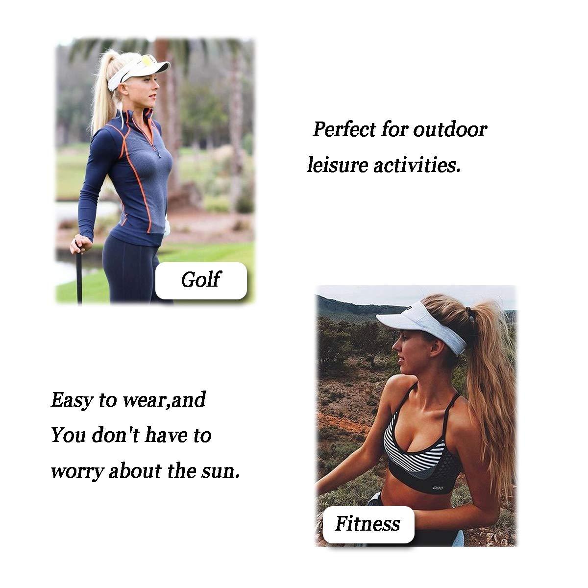 Golf Ponytail Extension Hair Synthetic Wig Curly Wavy Wigs with Visor Hat hair Wigs for Women