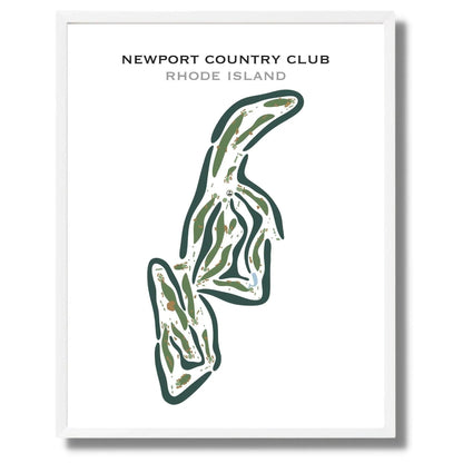 Newport Country Club, Rhode Island - Printed Golf Courses