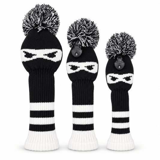 Ninja Knit Headcover Set - 3 Piece