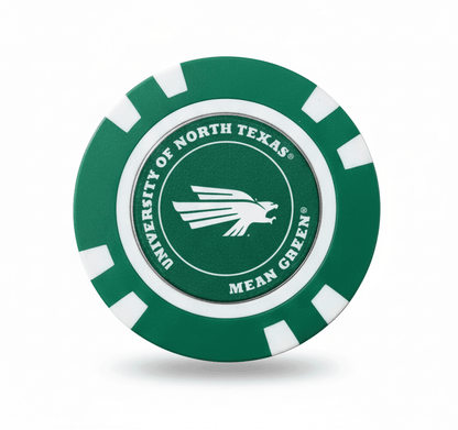 North Texas Mean Green Licensed Poker Chip Ball Marker