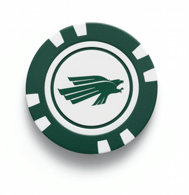 North Texas Mean Green Licensed Poker Chip Ball Marker