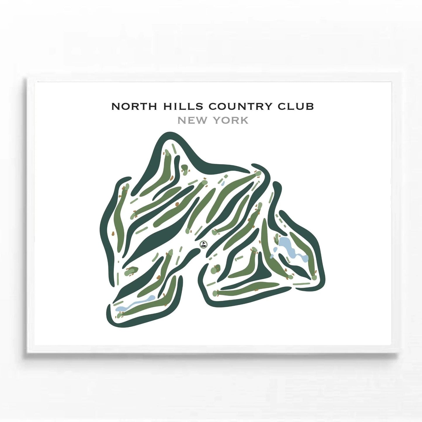 North Hills Country Club, New York - Printed Golf Courses