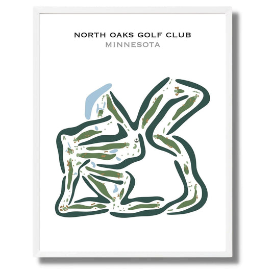 North Oaks Golf Club, Minnesota - Printed Golf Courses