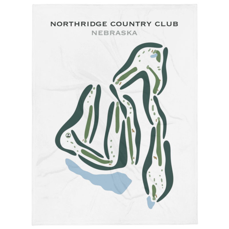 Northridge Country Club, Nebraska - Printed Golf Courses