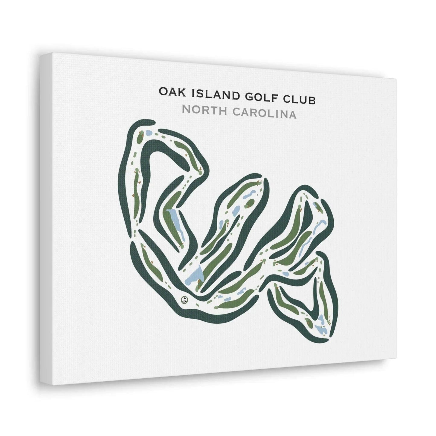 Oak Island Golf Club, North Carolina - Printed Golf Courses