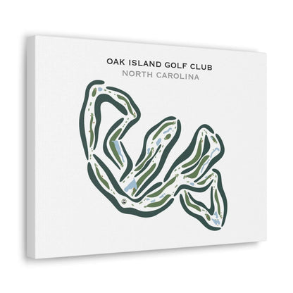 Oak Island Golf Club, North Carolina - Printed Golf Courses