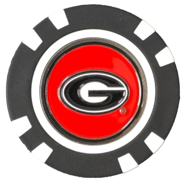 Officially Licensed Georgia Bulldogs Poker Chip Ball Marker
