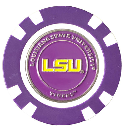 Officially Licensed LSU Tigers Poker Chip Ball Marker