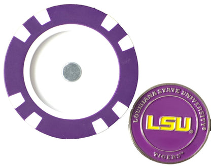 Officially Licensed LSU Tigers Poker Chip Ball Marker
