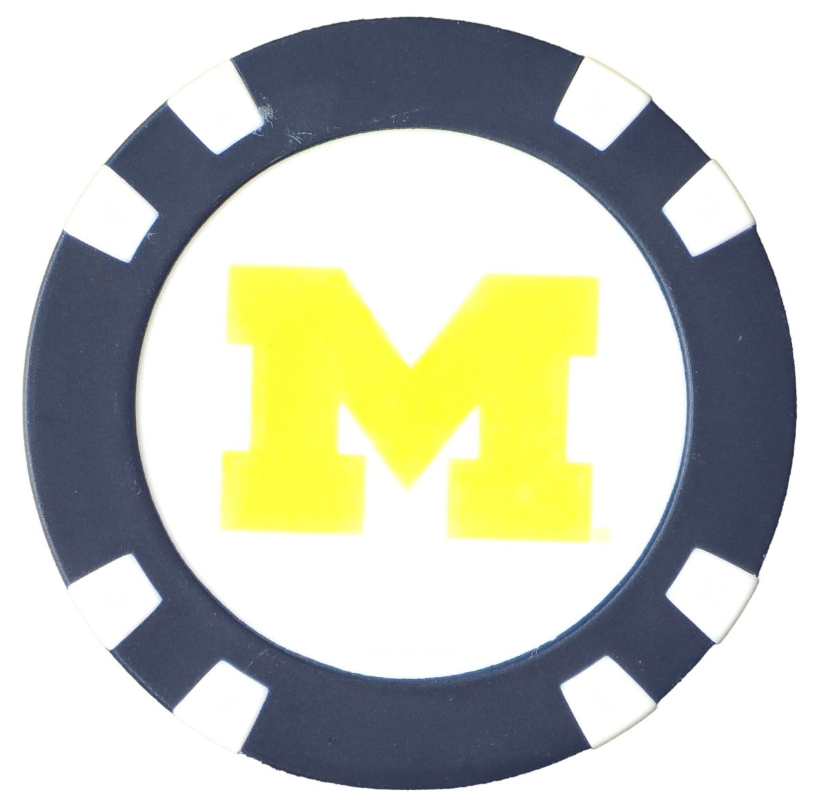 Officially Licensed Michigan Wolverines Poker Chip Ball Marker