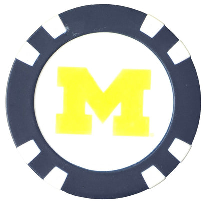 Officially Licensed Michigan Wolverines Poker Chip Ball Marker