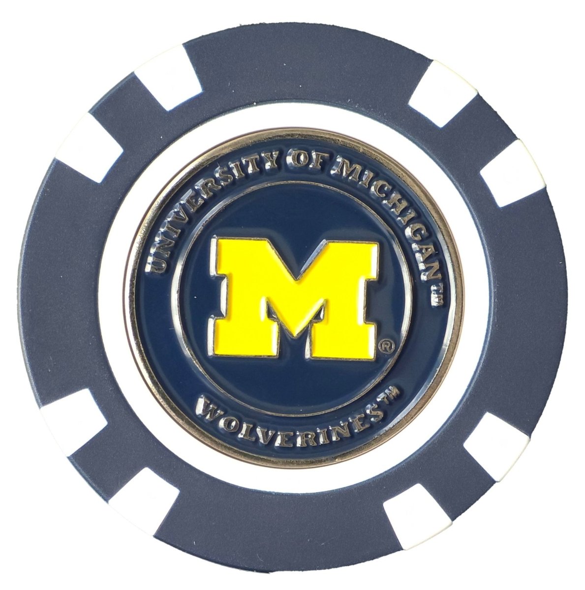Officially Licensed Michigan Wolverines Poker Chip Ball Marker