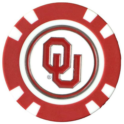Officially Licensed Oklahoma Sooners Poker Chip Ball Marker