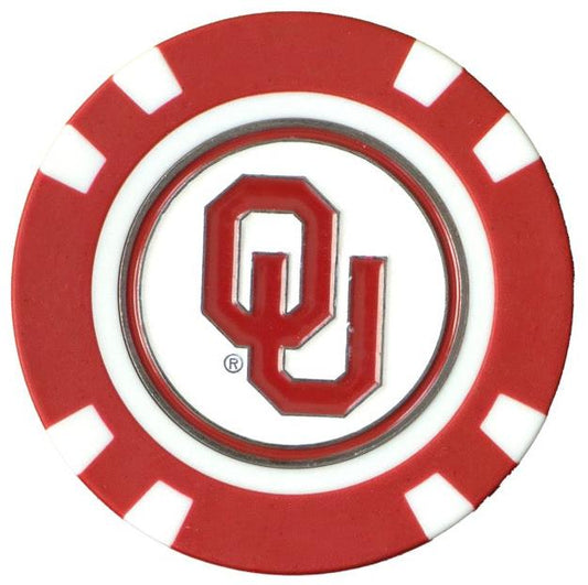 Officially Licensed Oklahoma Sooners Poker Chip Ball Marker