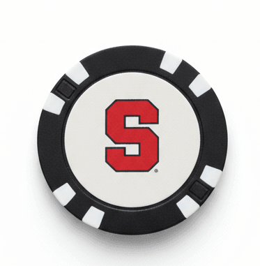 Officially Licensed Syracuse Orange Poker Chip Ball Marker