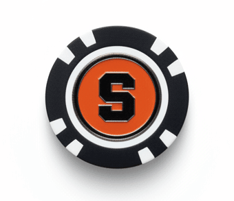 Officially Licensed Syracuse Orange Poker Chip Ball Marker