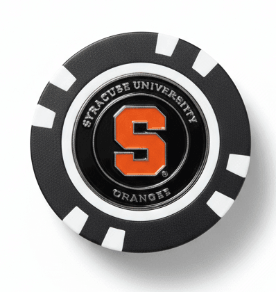 Officially Licensed Syracuse Orange Poker Chip Ball Marker