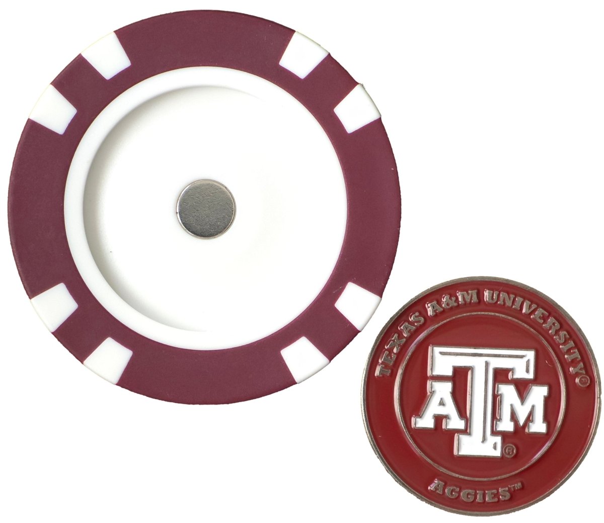 Officially Licensed Texas A&M Aggies Poker Chip Ball Marker