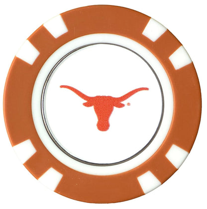 Officially Licensed Texas Longhorns Poker Chip Ball Marker