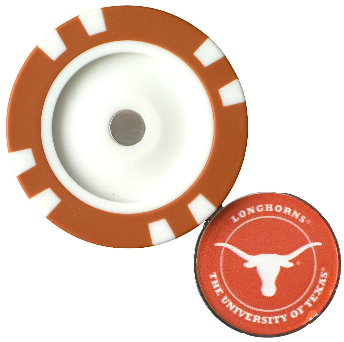 Officially Licensed Texas Longhorns Poker Chip Ball Marker