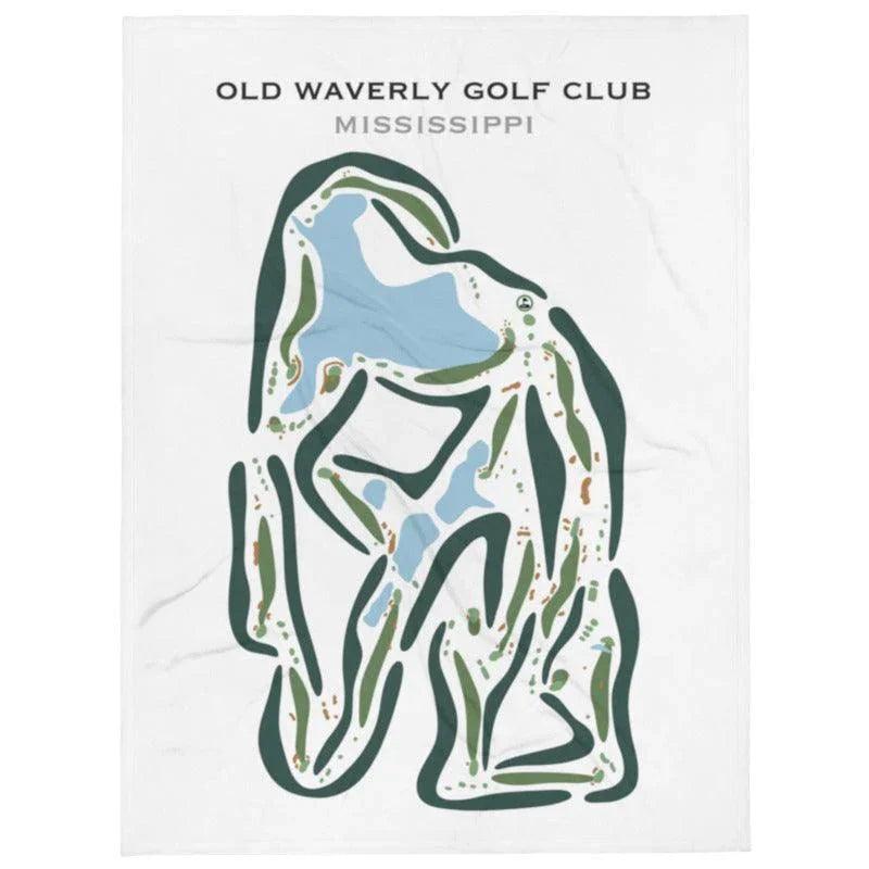 Old Waverly Golf Club, Mississippi - Printed Golf Courses
