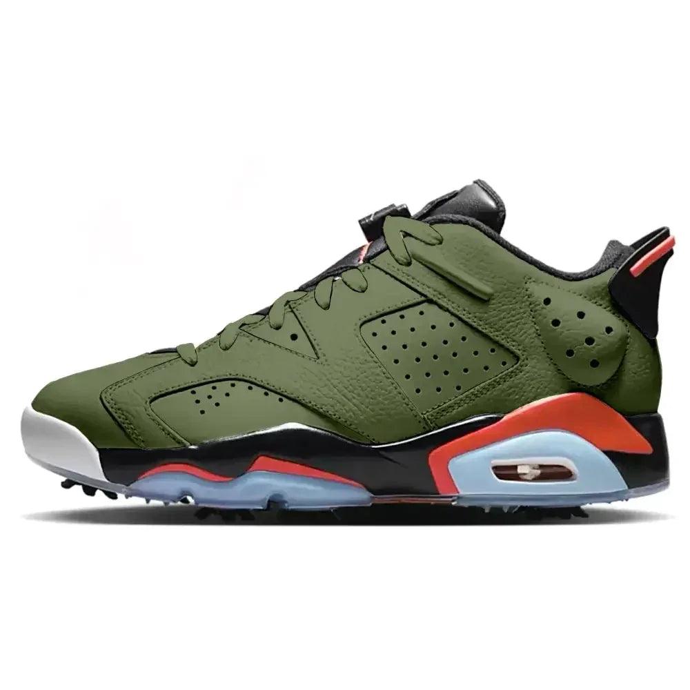 olive-jordan-retro-6-g-golf-shoes-cleats-365 - GOLF LEAGUE