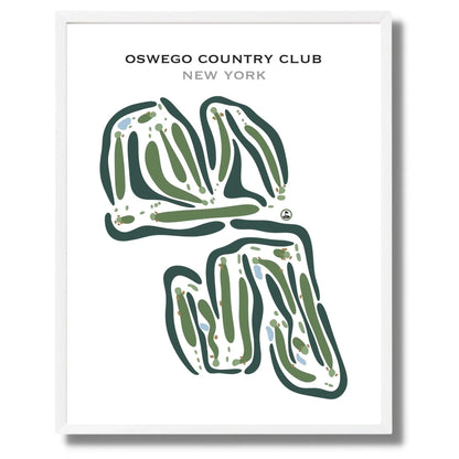 Oswego Country Club, New York - Printed Golf Courses
