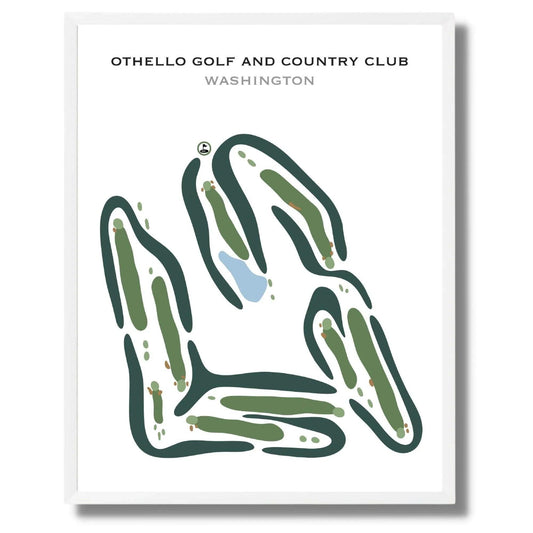 Othello Golf and Country Club, Washington - Printed Golf Courses