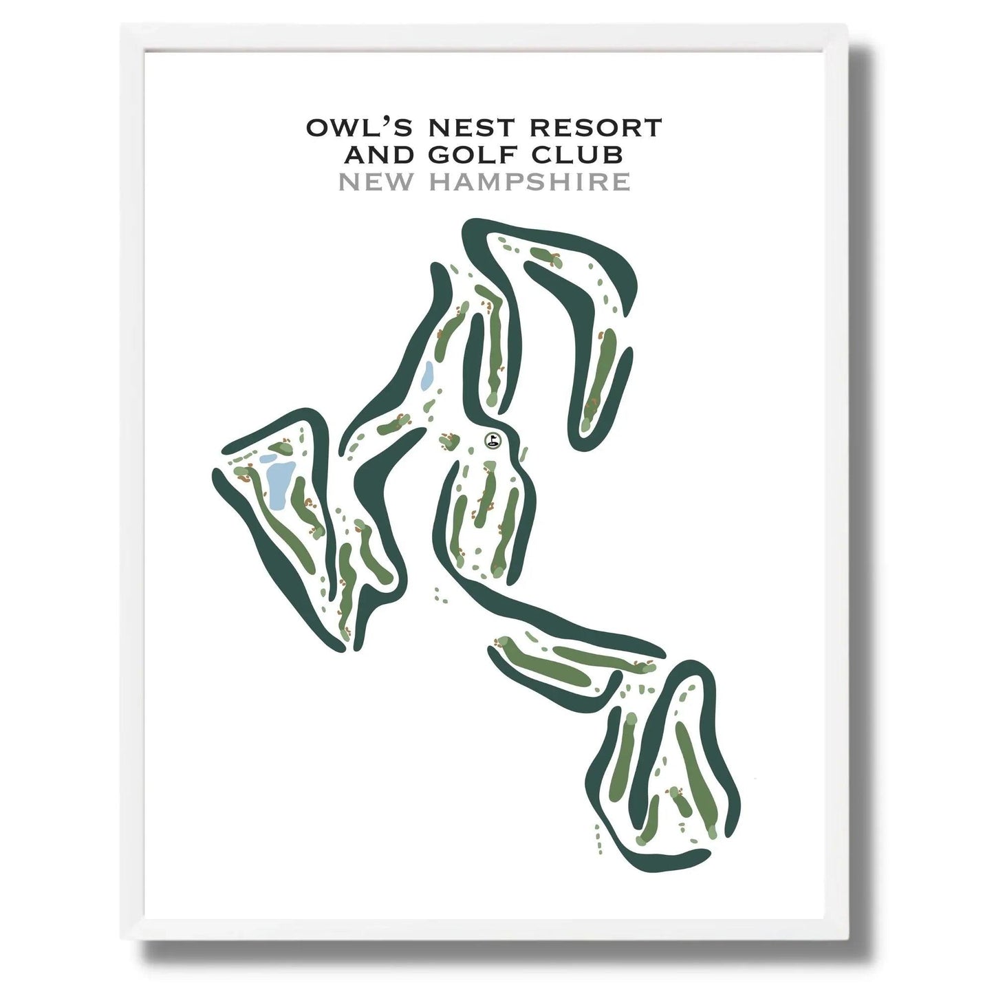 Owl's Nest Resort & Golf Club, New Hampshire - Printed Golf Courses