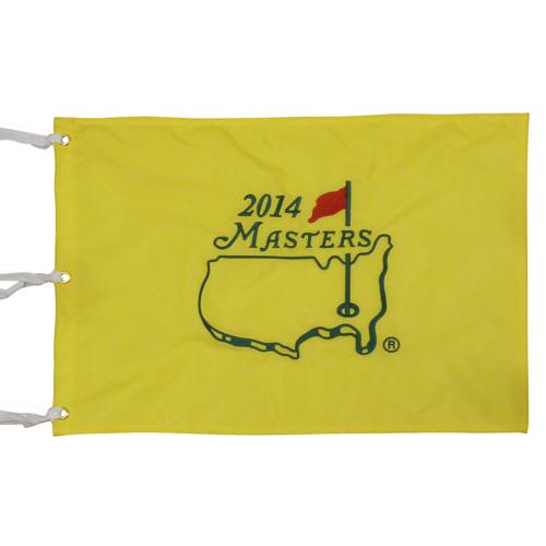 2014 Masters Embroidered Unsigned Golf Pin Flag - Bubba Watson Champion