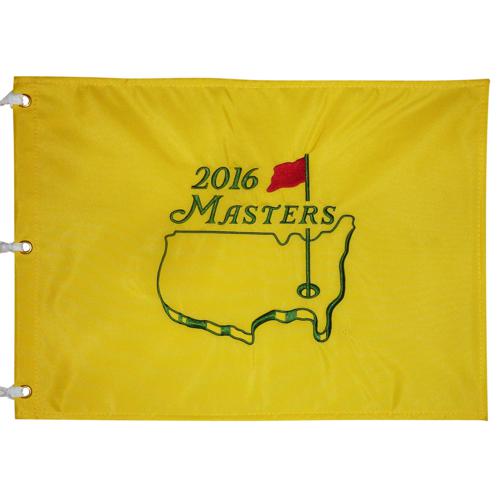2016 Masters Embroidered Unsigned Golf Pin Flag - Danny Willett Champion