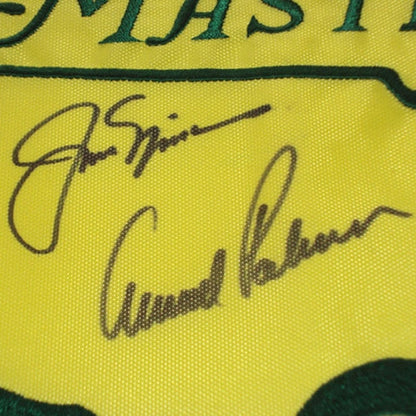 Masters Golf Pin Flag Autographed by 16 Former Champions #18