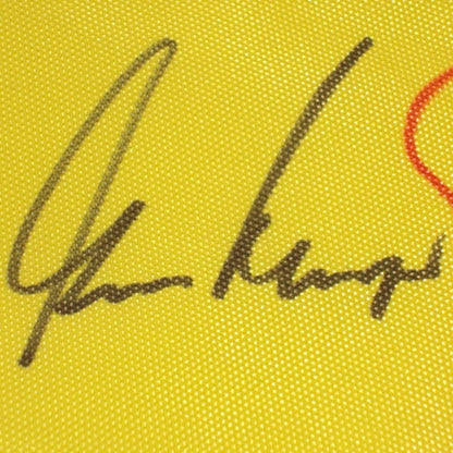 Masters Golf Pin Flag Autographed by 16 Former Champions #18