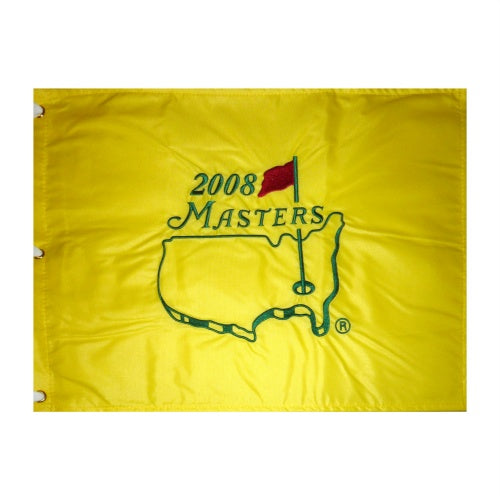 2008 Masters Embroidered Unsigned Golf Pin Flag - Trevor Immelman Champion