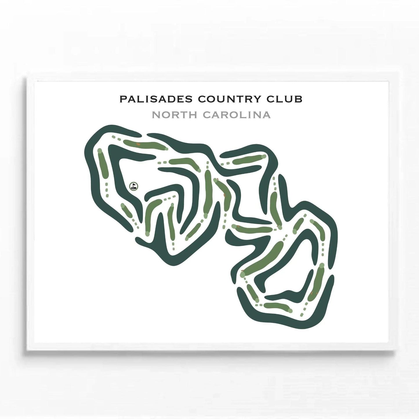 Palisades Country Club, North Carolina - Printed Golf Courses