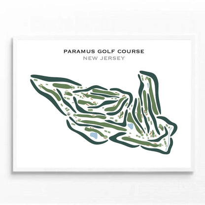 Paramus Golf Course, New Jersey - Printed Golf Courses