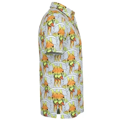 Party Animal Cool-Stretch Men's Golf Shirt (Giraffe)