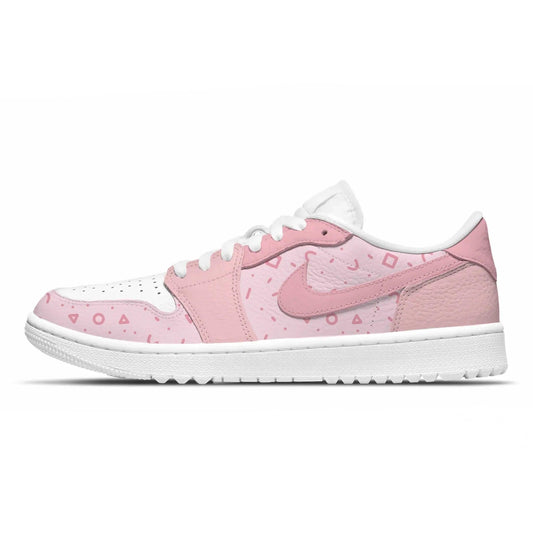 pastel-pink-jordan-1-golf-shoes-sneakers-971 - GOLF LEAGUE