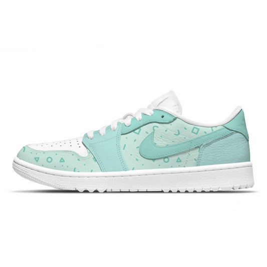 pastel-teal-jordan-1-golf-shoes-sneakers-355 - GOLF LEAGUE