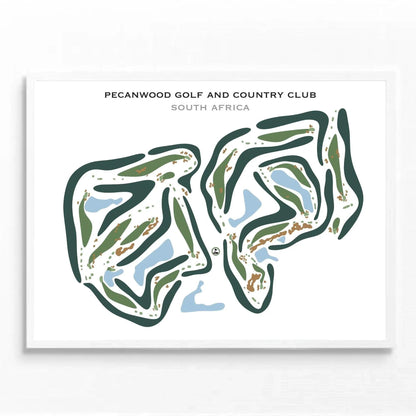 Pecanwood Golf and Country Club, South Africa - Printed Golf Courses