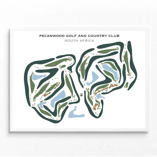 Pecanwood Golf and Country Club, South Africa - Printed Golf Courses
