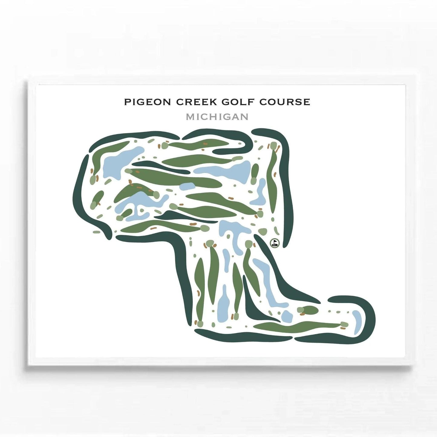 Pigeon Creek Golf Course, Michigan - Printed Golf Courses